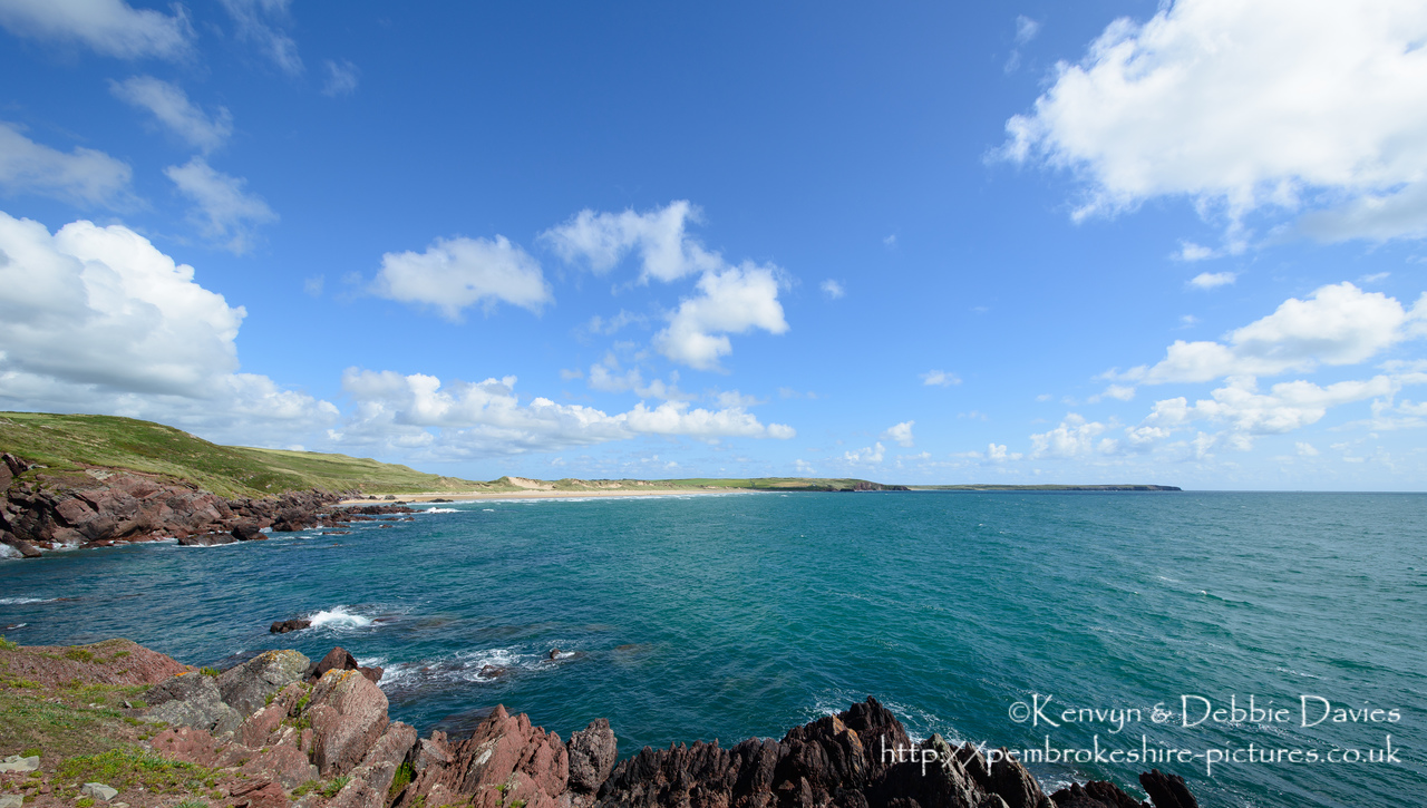 Freshwater West in South Pembrokeshire, Wales